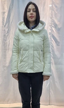 Женская демисезонная куртка Vivilona (Max Mara) 2376 Молочный XL