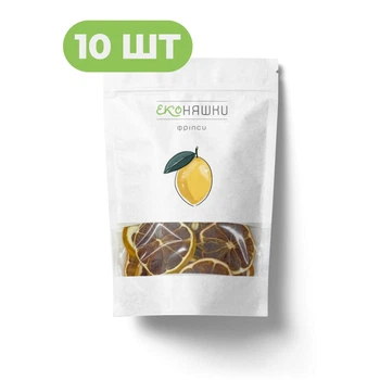 Упаковка Фруктовых Чипсов Еко Няшки Лимонные 50 г х 10 шт