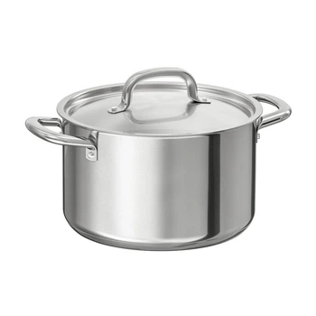 Кастрюля с крышкой IKEA/365+ нержавеющ сталь, 5.0 л 604.842.50
