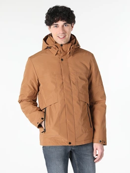Куртка демісезонна з капюшоном чоловіча Colin's CL1062511CRM S Caramel (CL1062511CRM_S)