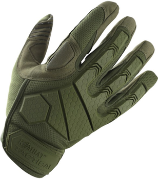 Тактические перчатки Kombat Alpha Tactical Gloves Оливковые L (kb-atg-olgr-l)