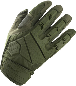 Тактичні рукавички Kombat Alpha Tactical Gloves Оливкові L (kb-atg-olgr-l)
