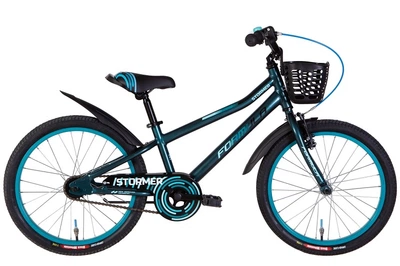 Велосипед 20" Formula STORMER 2022 Розмір 10" синій з блакитним.