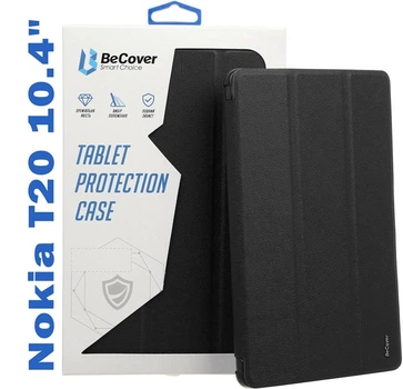 Чохол книжка BeCover PU Smart для Nokia T20 10.4" Black (708041)