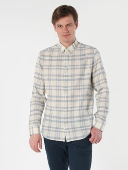 Сорочка чоловіча Colin's CL1063186OFW XXL Off White (8683197580535)