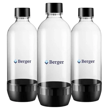 Набір із трьох пляшок 3x1L Чорних Berger (BB-01x3)