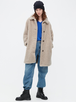 Пальто осіннє жіноче Uniqlo 986670231 XS Бежеве (1159775522)