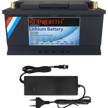 Аккумулятор Kepworth LiFePO4 12V/100AH (1280W*h) (для дома, котла, солнечной батареи)