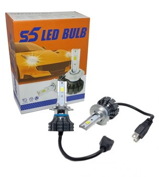 Автомобильные светодиодные лампы с цоколем H7, модель S5 12 LED 3570 15W 12-24V 6000K Autoexpect (38307)
