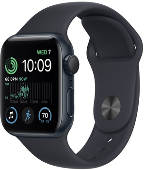 Smartwatch Apple Watch SE (2022) GPS 40mm Midnight Aluminium Case with Midnight Sport Band (MNJT3)