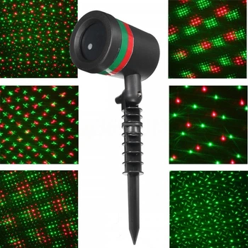 Новогодний мощный лазерный яркий проектор Star Shower Laser Light для дома или квартиры