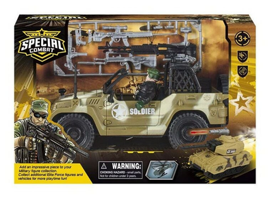 Игровой набор военный Джип Special Combat