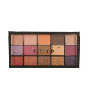 Палитра теней Technic Cosmetics 15 Colours Eyeshadow Palette - Persian Violet 30 гр.