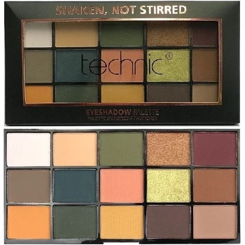 Палитра теней Technic Cosmetics 15 Colours Eyeshadow Palette - Shaken, Not Stirred 30 гр. (1)