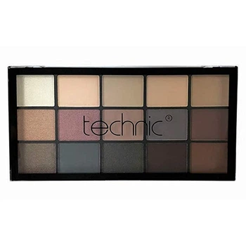 Палитра теней Technic Cosmetics 15 Colours Eyeshadow Palette - Mystic Mauves 30 гр.