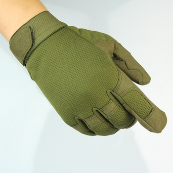 Перчатки мужские тактические текстильные размер ХL хаки цвета Код 68-0106