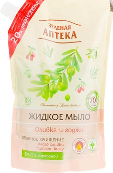 Жидкое мыло для рук "Оливка и годжи" Зеленая Аптека 460ml (460 мл) (402846-937525-2)