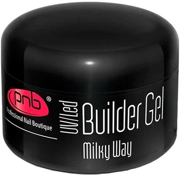 Однофазний моделюючий молочний гель PNB One Phase Builder Gel Milky Way 15мл (15мл, 50мл, 5мл) (906292-824533-2)