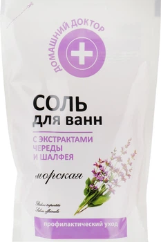 Соль для ванн с экстрактом череды и шалфея Домашний Доктор 500ml (404721-1020835-2)