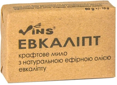 Мило натуральне "Евкаліпт" Vins 80g (907745-827469-2)