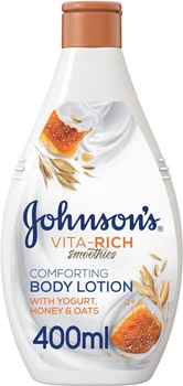 Лосьйон для тіла смузі, що доглядає, з йогуртом, вівсом та медом Johnson's Vita-Rich 400ml (901403-817728-2)