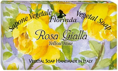 Мыло натуральное "Желтая роза" Florinda Yellow Rose 100g (100g) (721173-1116210-2)
