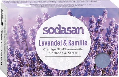 Мило-крем для обличчя з оліями ши та лаванди Sodasan Lavender 100g (425717-513041-2)