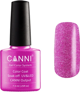 Гель-лак Canni Gel Color System 192 - Яркая фуксия с голографическим микроблеском (7.3 мл) (638136-1315352-2)