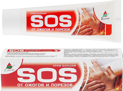 Крем-бальзам "SOS" от ожогов и порезов - Эликсир 75ml (75ml) (933538-1187809-2)