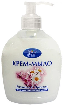 Крем-мыло "Ромашка & Орхидея" Flower Shop 300ml (643531-549412-2)
