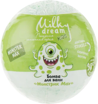 Бомба для ванн "Монстрік Max" Milky Dream Kids 100g (900381-957603-2)