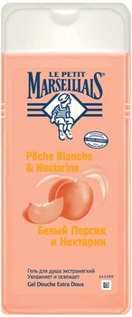 Гель для душа "Белый персик и нектарин" Le Petit Marseillais Peche Blanche & Nectarine 650ml (584459-630886-2)