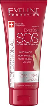 Интенсивно регенерирующий крем-маска для стоп Eveline Cosmetics Extra Soft Sos Actively Regenerating Foot Cream Mask 100ml (864221-790640-2)