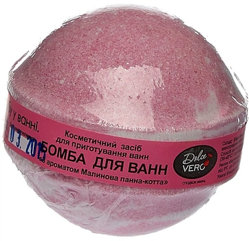 Бомба для ванн Малиновая панна-котта Dolce Vero 75g (644436-550029-2)