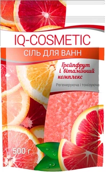 Соль для ванны "Грейпфрут и витаминный комплекс" IQ-Cosmetic 500g (918413-845420-2)