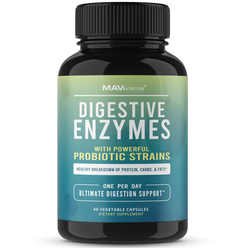 MAV Nutrition Digestive Enzymes with Powerful Probiotic Strains 60 капсул