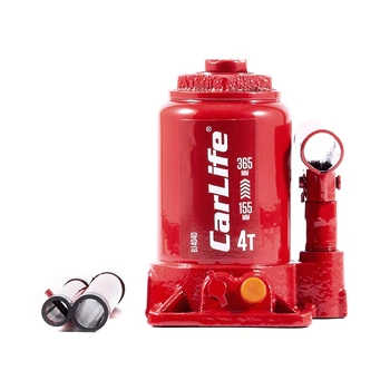 Домкрат пляшковий CarLife 4т 155-365мм двухштоковий BJ404D