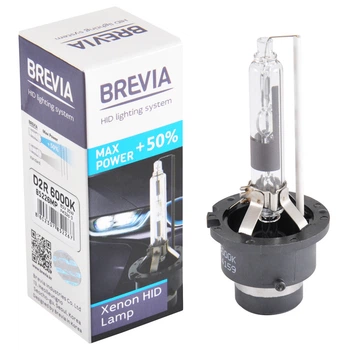 Ксеноновая лампа Brevia D2R +50% 6000K 85V 35W 1шт 85226MP