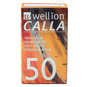Тест-смужки Веллион Калла (Wellion Calla Light), 50 шт.