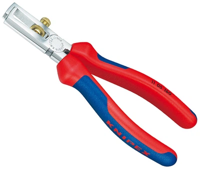 Клещи Knipex с накатанной головкой и контргайкой для удаления изоляции 11 05 160 (4003773039570)