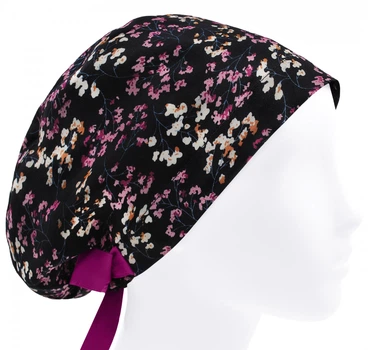 Медицинская шапочка женская HeadwearUniverse универсальная принт Кустики