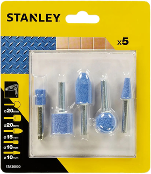 Набір шліфувальних каменів Stanley 5 шт (STA30000)
