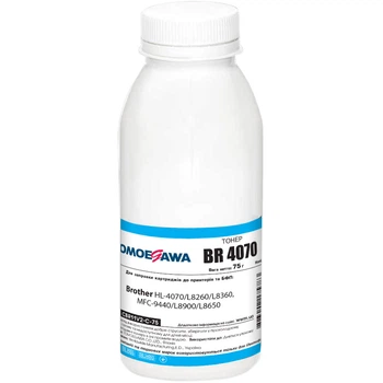 Тонер для Brother DCP-L8410, DCP-L8410CDW TOMOEGAWA Cyan 75г CBR11V2-C-75