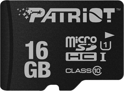 Patriot microSDHC 16GB Class 10 UHS-I LX (PSF16GMDC10)
