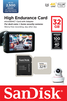 SanDisk High Endurance microSDHC 32GB Class 10 U3 V30 (SDSQQNR-032G-GN6IA)