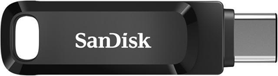 Pendrive SanDisk Ultra Dual Go Type-C 32GB USB 3.1 Black (SDDDC3-032G-G46)