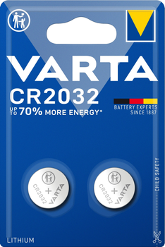 Батарейка Varta CR 2032 BLI 2 Lithium (06032101402)