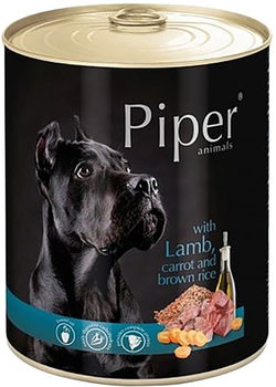 Вологий корм для собак DOLINA NOTECI Piper з бараниною, морквою та коричневим рисом 400 г (5902921300328)