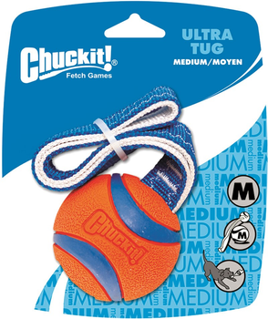 Іграшка Chuckit! ULTRA TUG тенісний м'яч ультра з ручкою-ременем для собак середніх розмірів (DLPCHKZAB0005)