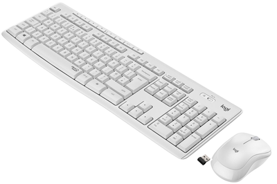 Zestaw bezprzewodowy klawiatura+mysz LOGITECH MK295 Silent biały (920-009824)